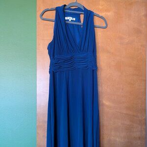 Super stretch blue formal.dress